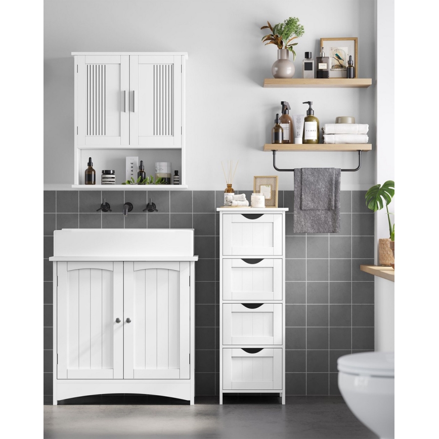 Meuble de rangement ZARA blanc