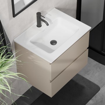 Meuble de salle de bains avec lavabo KENWOOD 61x52x47 cm Marakesh/blanc