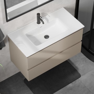 Meuble de salle de bains avec lavabo KENWOOD 91 cm Marakesh/blanc