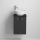Meuble de salle de bains avec lavabo SOREN noir
