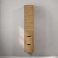 Meuble de salle de bains GRIBSKOV 175 cm beige/chêne