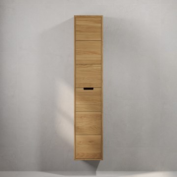 Meuble de salle de bains GRIBSKOV 175 cm beige/chêne