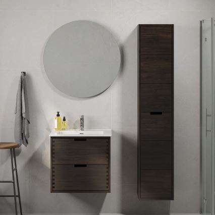 Meuble de salle de bains GRIBSKOV 175 cm brun/chêne