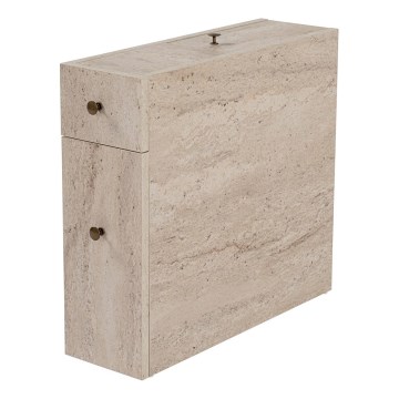 Meuble de salle de bains MELODY, décor marbre beige