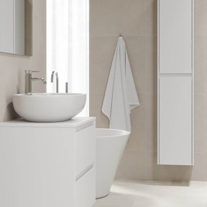 Meuble de salle de bains TRONDHEIM pour lavabo 60 cm, blanc