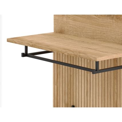 Meuble d'entrée KLEO marron/blanc