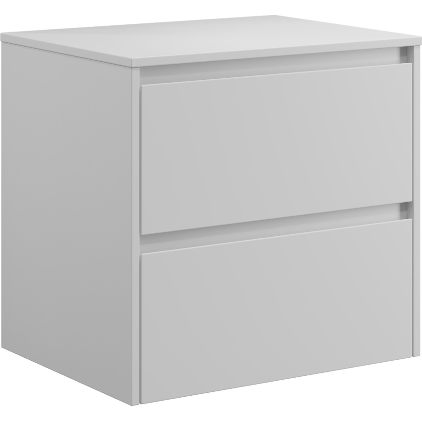 Meuble-lavabo de salle de bains TRONDHEIM/DRAMMEN 60x57x46 cm, blanc