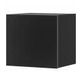 Meuble mural PAVO 34x34 cm noir brillant