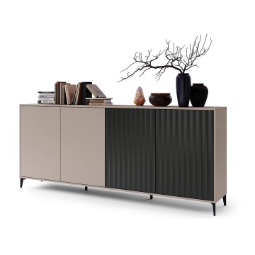 Meuble RONJA taupe/noir