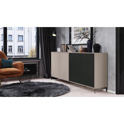 Meuble RONJA taupe/noir