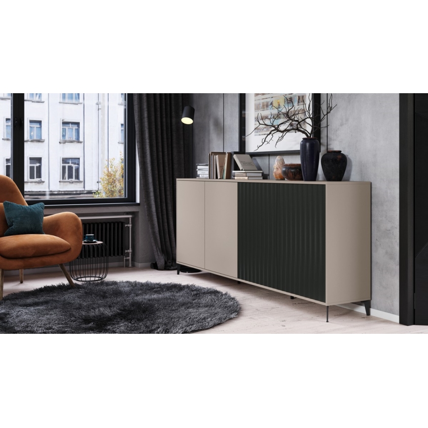 Meuble RONJA taupe/noir