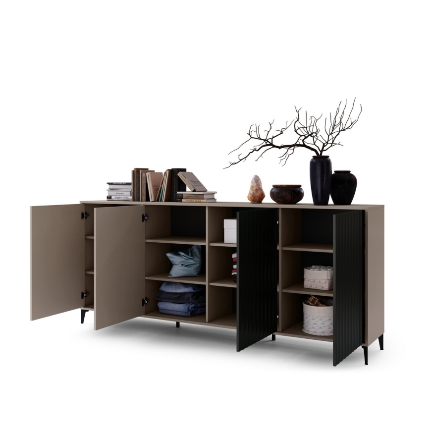 Meuble RONJA taupe/noir