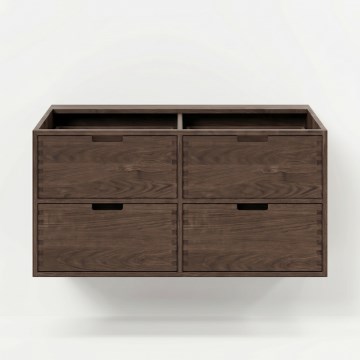 Meuble sous-lavabo GRIBSKOV 120 cm, marron/chêne