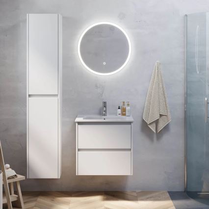 Meuble sous-vasque MOLDE 60x55x46 cm, blanc