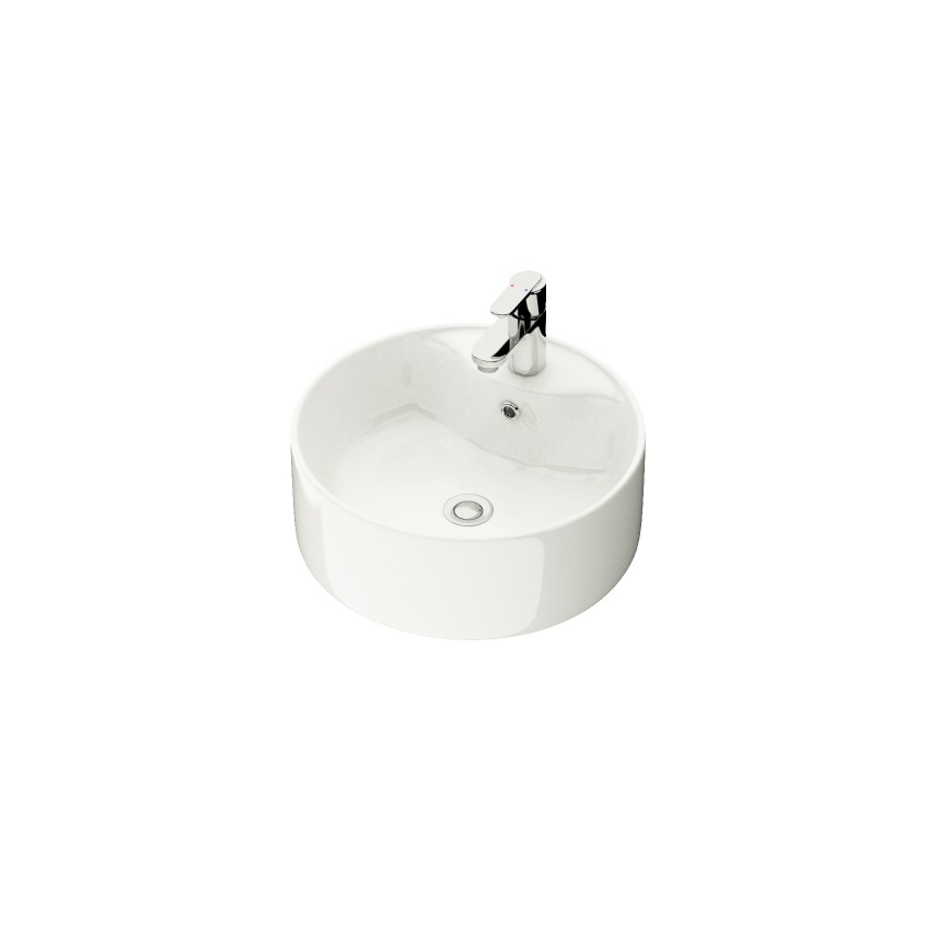 Meuble sous-vasque TRONDHEIM/VIKEDAL 90x57x46 cm blanc