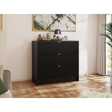 Meuble TIRENO 75x80 cm noir