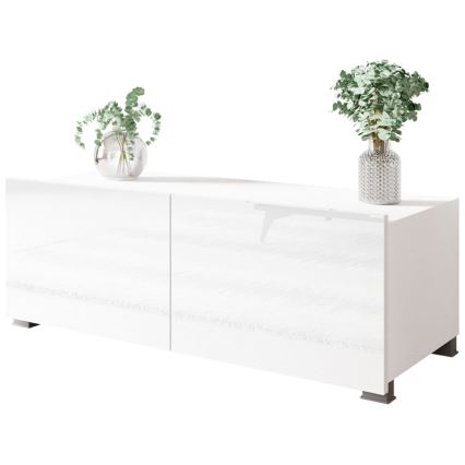 Meuble TV CALABRINI 37x100 cm blanc