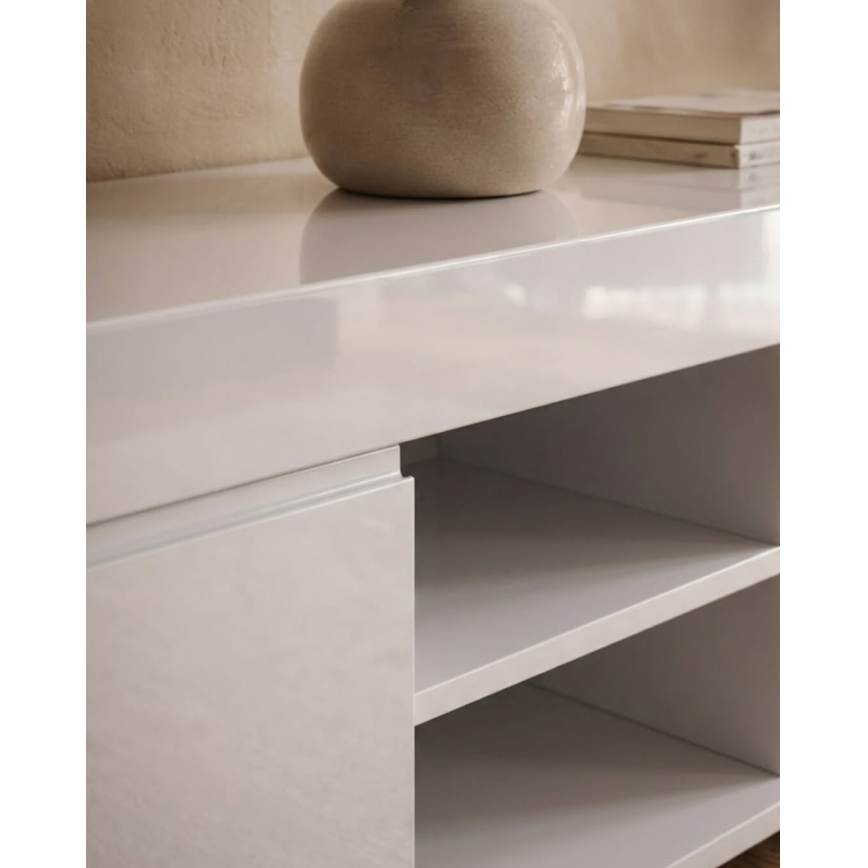 Meuble TV FINERA blanc