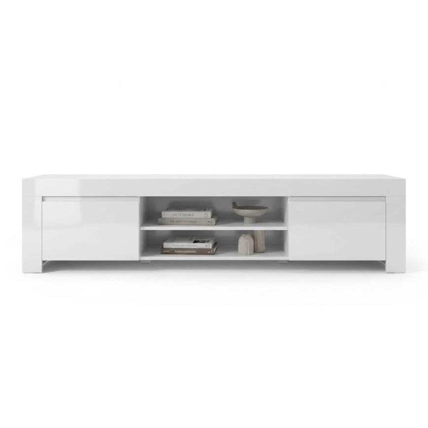 Meuble TV FINERA blanc