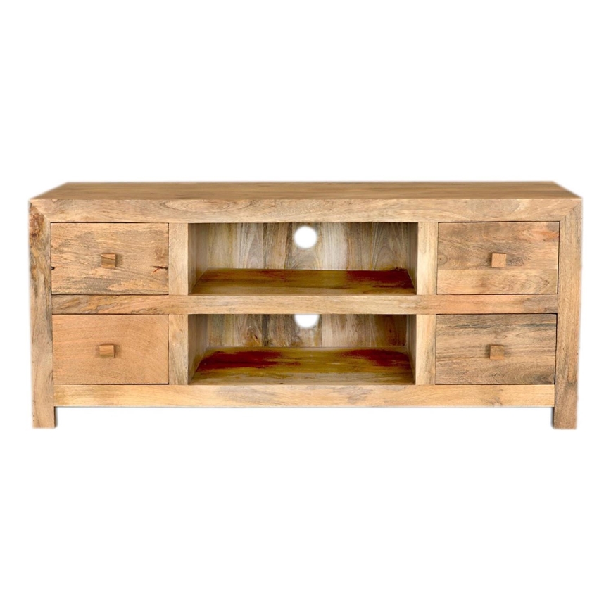 Meuble TV HINA 60x140 cm bois massif/manguier