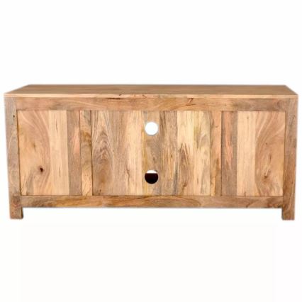 Meuble TV HINA 60x140 cm bois massif/manguier