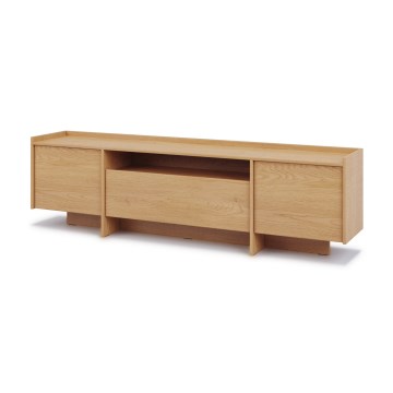 Meuble TV KEMI 197x57 cm chêne Cremona