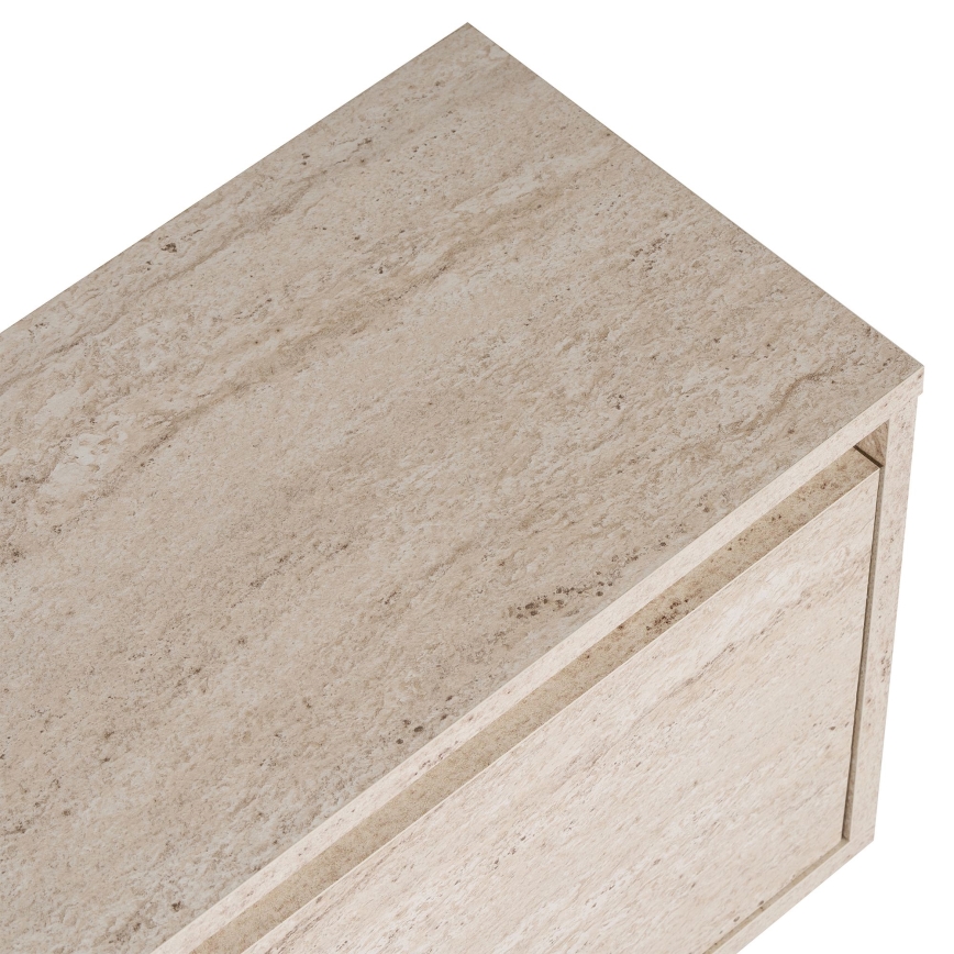 Meuble TV KREDE 160x30 cm beige