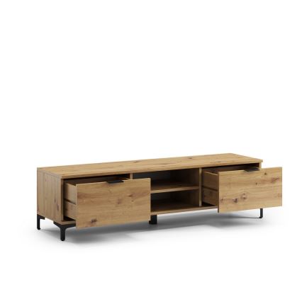 Meuble TV LORA chêne artisan