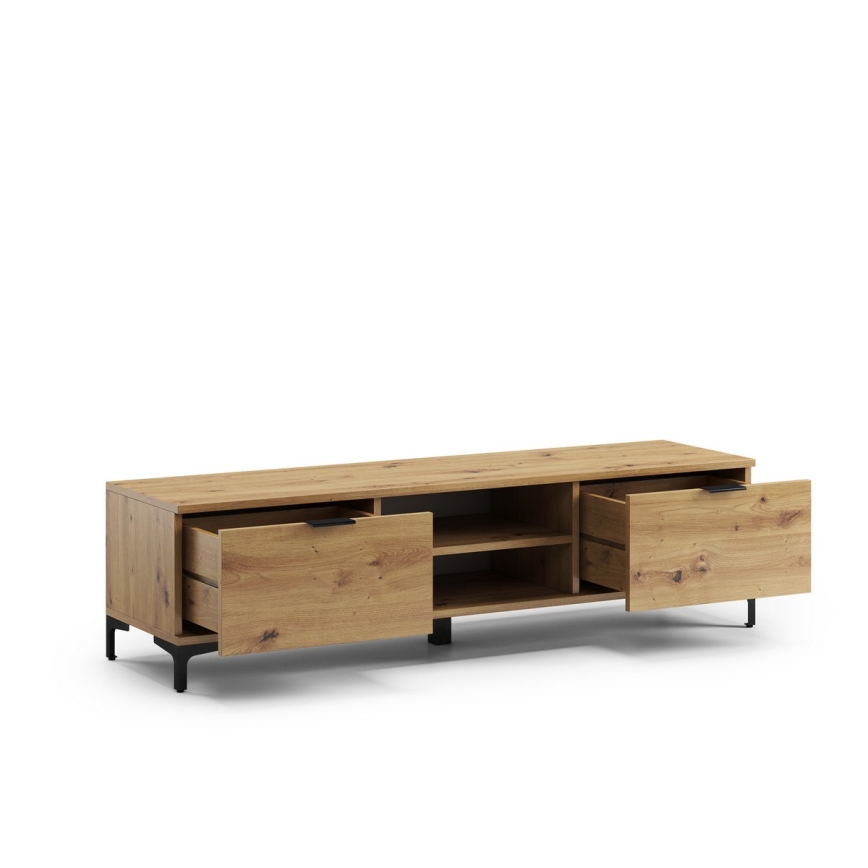Meuble TV LORA chêne artisan