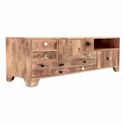 Meuble TV MANU 160x50 cm bois massif/manguier