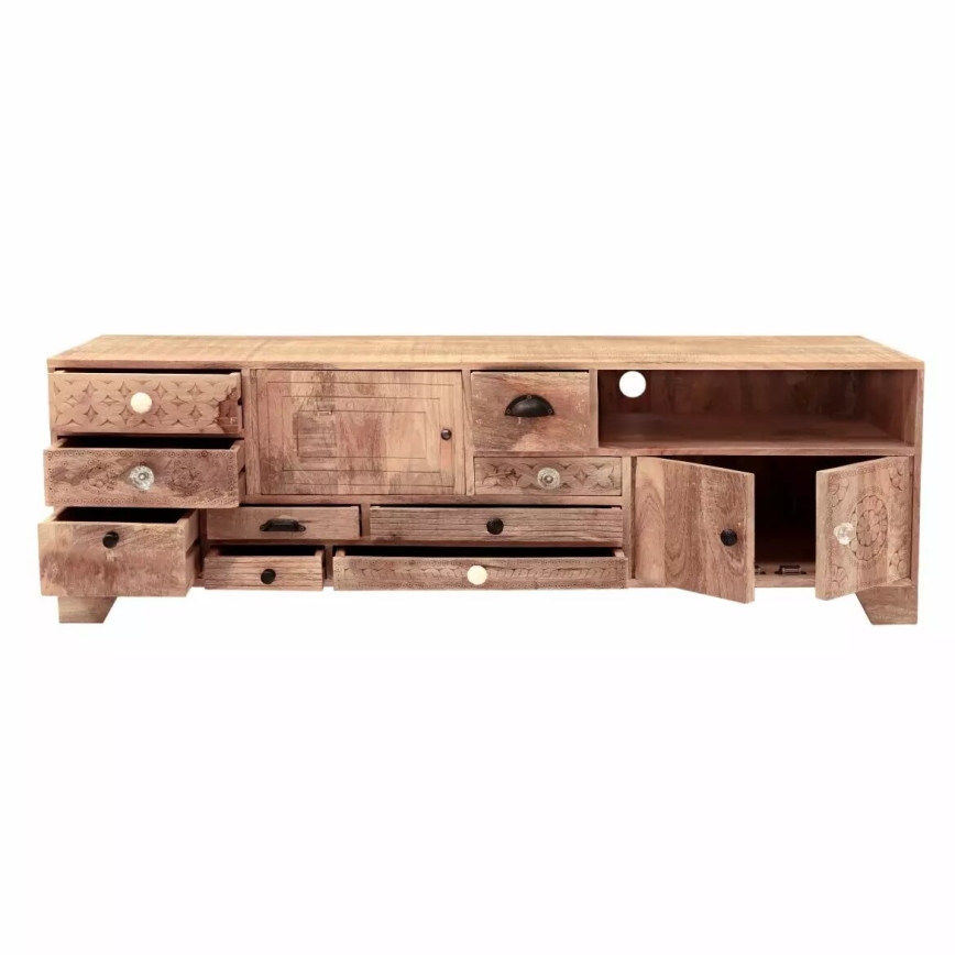 Meuble TV MANU 160x50 cm bois massif/manguier