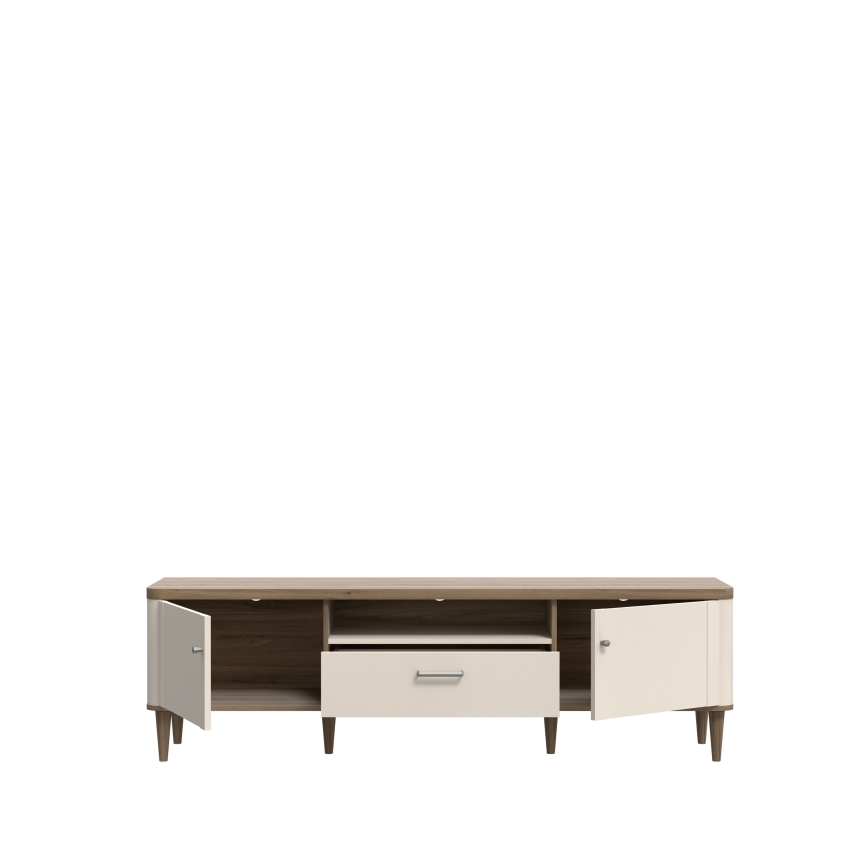 Meuble TV VIRO marron/beige