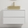 Meuble vasque TRONDHEIM/LJORDAL 90 x 57 x 46 cm blanc/laiton