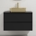 Meuble vasque TRONDHEIM/LJORDAL 90x57x46 cm noir/laiton