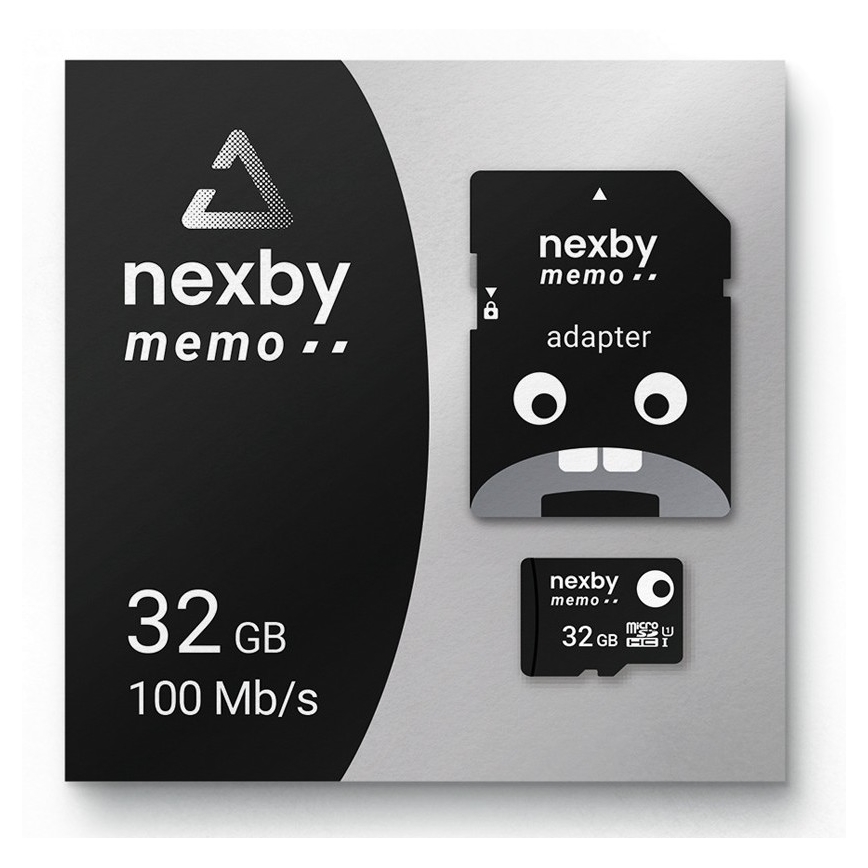 MicroSDHC 32GB U1 100MB/s + SD-adapter