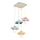 MIKO hanglamp met kabel 3xE27/15W/230V, veelkleurig