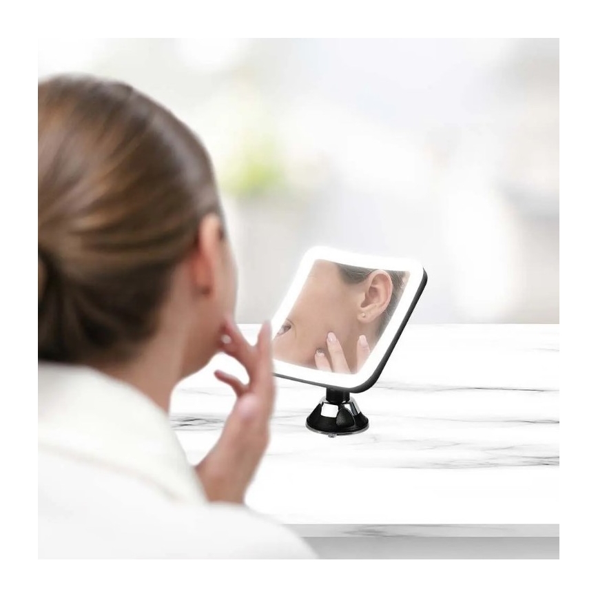 Miroir de maquillage LED/3,2W/4,5V 3xAA IP44