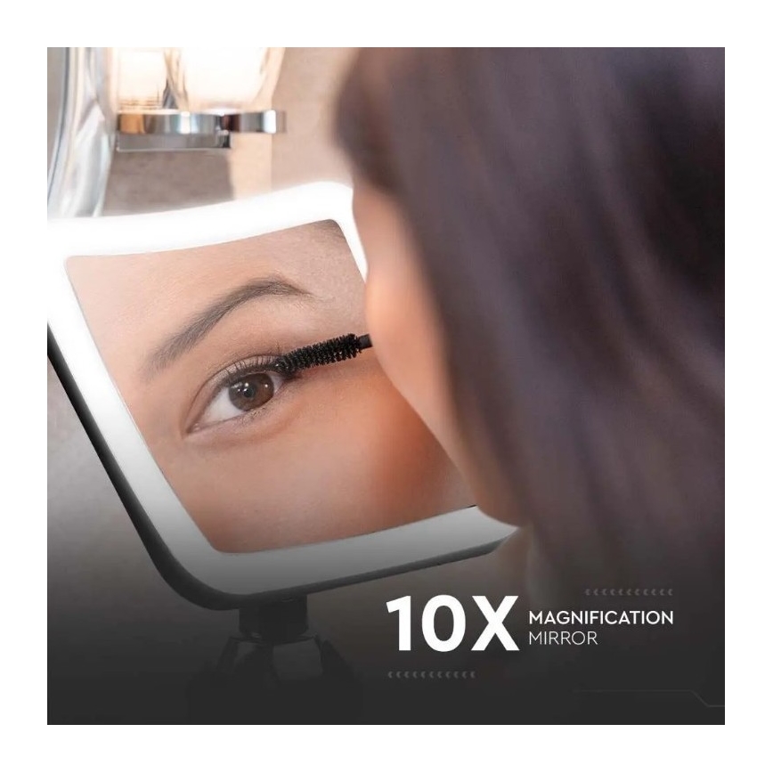 Miroir de maquillage LED/3,2W/4,5V 3xAA IP44