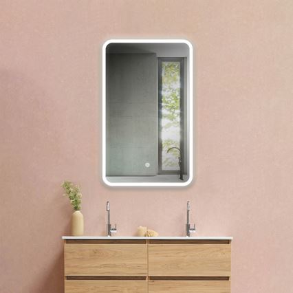 Miroir de salle de bain rétro-éclairé LED/18W/230V 4000K IP44