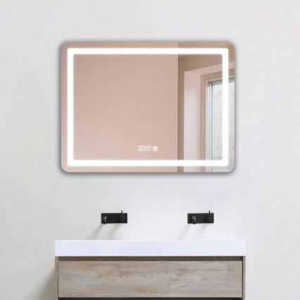 Miroir rétro-éclairé à intensité variable LED salle de bain LED/20W/230V 4000K IP44