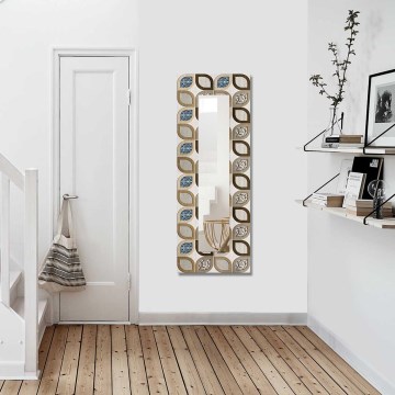 Miroir mural 120x40 cm coloré