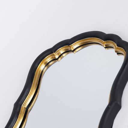 Miroir mural 34,5x23,2 cm noir/doré