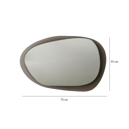 Miroir mural AQUA 55x75 cm bronze