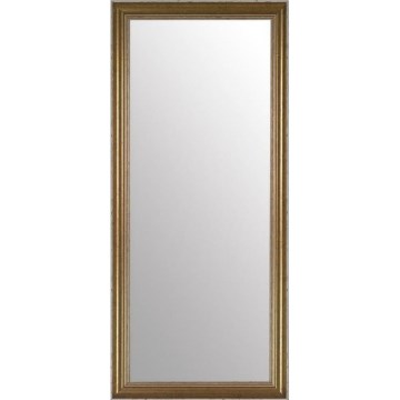 Miroir mural CARLO 90x40 cm en laiton