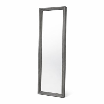 Miroir mural FIONA 96x36 cm gris