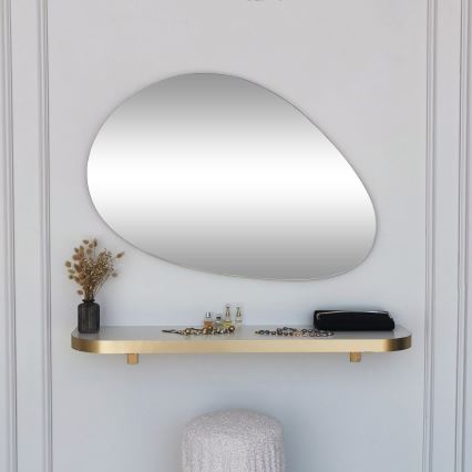 Miroir mural PORP 60x90 cm doré