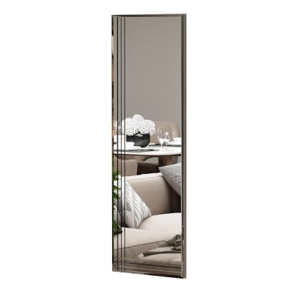 Miroir mural TRIO 120x40 cm chrome brillant