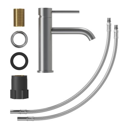 Mitigeur de lavabo SOVANG 18,3 cm gris poudré