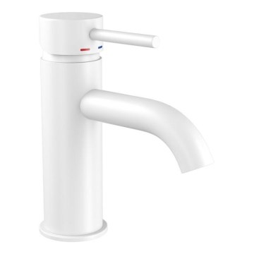 Mitigeur pour lavabo DRAGOR 15,6 cm blanc mat