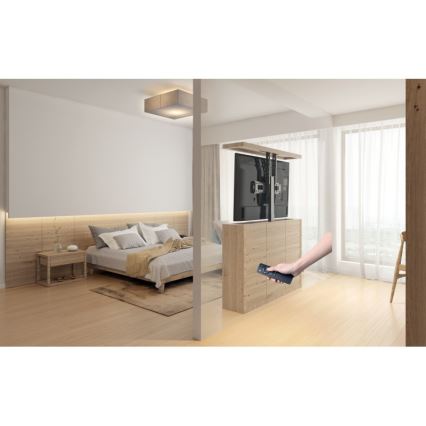 MK FLORIA MKF-19DM648 - Support de sol pour TV 37-65" noir + Télécommande